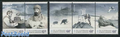 Mawson expedition of 1913 5v ([:]+[::])