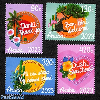 Wishing stamps 4v