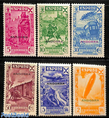 Welfare stamps 6v