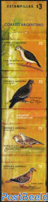 Pigeons 4v in booklet