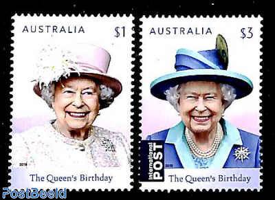 Queen Elizabeth 93rd birthday 2v