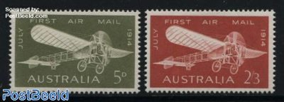 First postal flight 2v