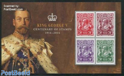 100 Years George V stamps s/s