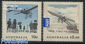First airmail flight 2v