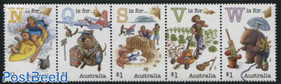 Aussie Alphabet 5v [::::], NQSVW