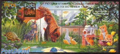 ST PETERS stamp show s/s