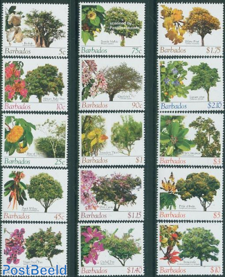 Definitives, Flowering trees 15v