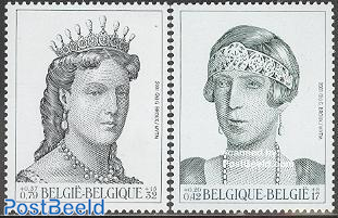 Philately, queens 2v