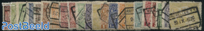 Railway stamps Mecheln issue 22v