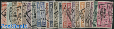 Newspaper stamps 22v