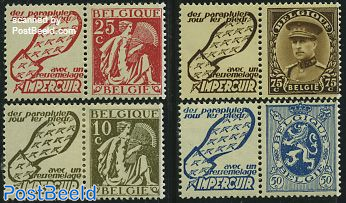 Definitives with tabs, Impercuir 4v