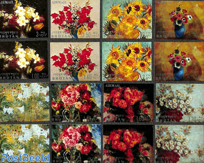 Flower paintings 16v