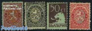 Definitives, coat of arms 4v