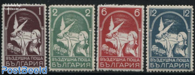 Airmail definitives 4v