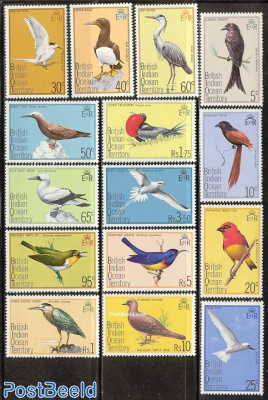 Definitives, birds 15v