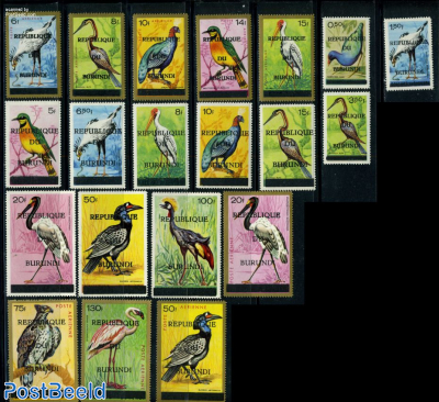 Birds overprints 20v