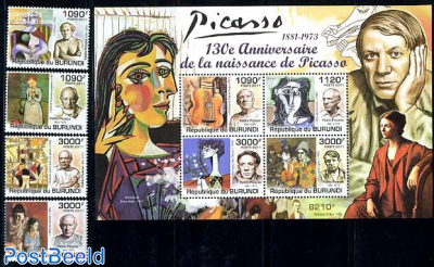 Pablo Picasso 4v + s/s