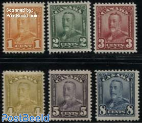 Definitives 6v