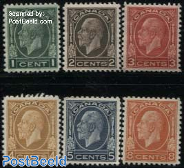 Definitives 6v