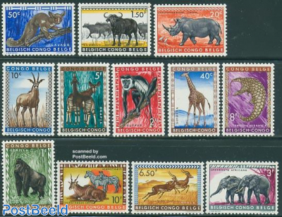 Definitives, animals 12v