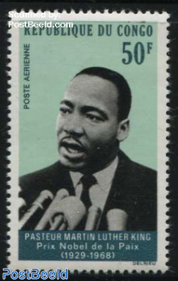 M.L. King (peace Nobel prize 1964) 1v