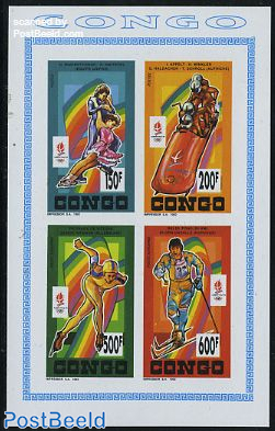 Olympic Winter Games 4v m/s imperforated