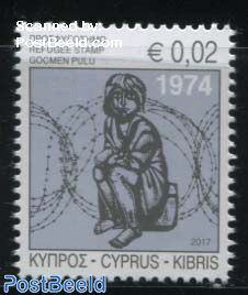 Refugee Stamp 1v