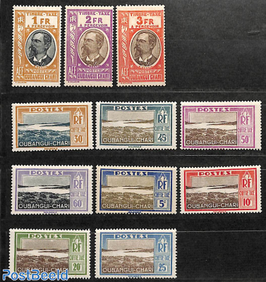 Oubangui-Chari, postage due 11v