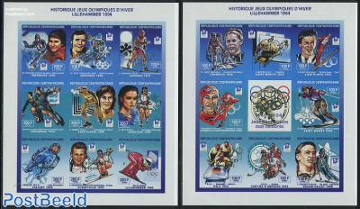 Olympic Winter Games winners 17v (2 m/s) imperforated