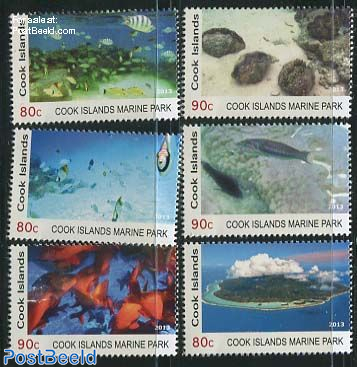Cook Islands Marine Park 6v
