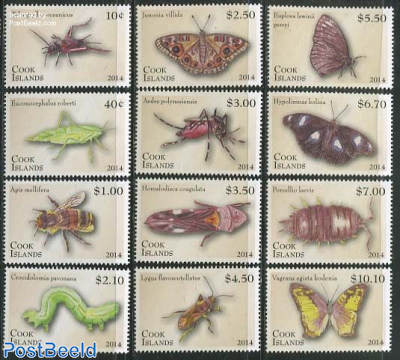 Definitives, insects 12v