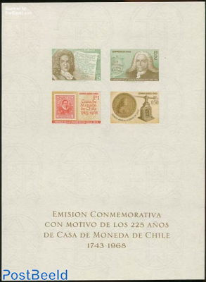 Casa de Moneda, Special s/s (not valid for postage)