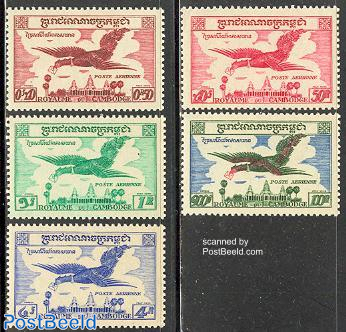 Airmail definitives 5v