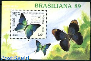 Brasiliana, butterflies s/s