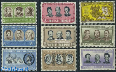 Ibero american postal congress 9v