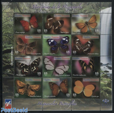 Hispaniolan Butterflies 12v m/s