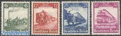 Railways centenary 4v