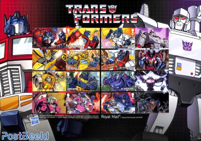 Transformers collectors sheet