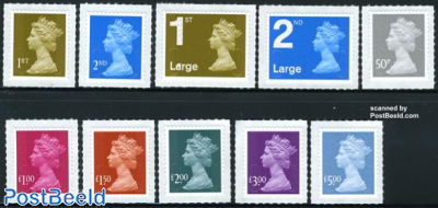 Definitives, new security print 10v