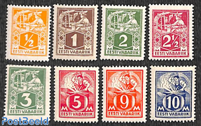 Definitives, handicrafts 8v