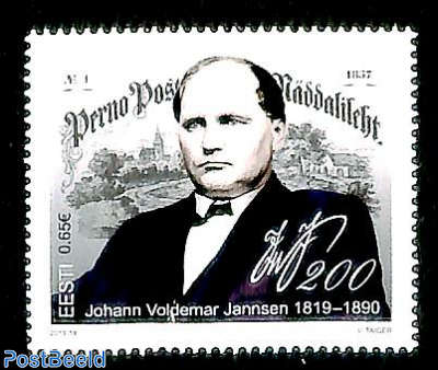 Johann Voldemar Jannsen 200th birthday 1v