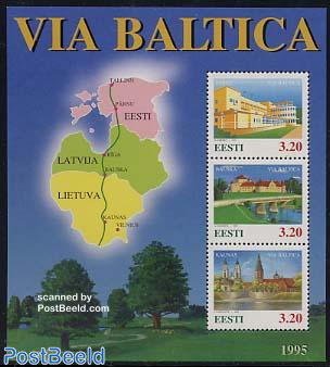 Via Baltica s/s, joint issue with Latvia,Lithuania