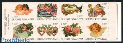 Greeting stamps 8v in booklet