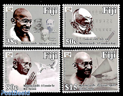 Mahatma Gandhi 4v 