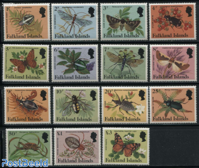 Definitives, insects 15v