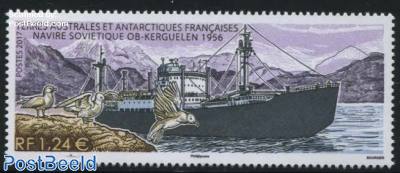 Soviet Ship Ob at Kerguelen 1v