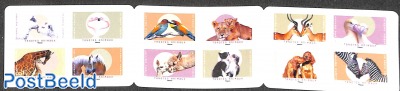 Friendly animals 12v s-a in booklet