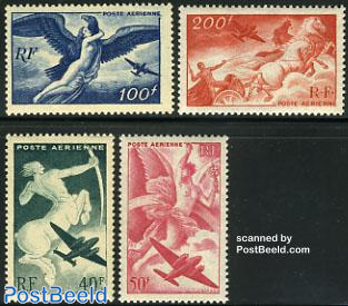 Airmail definitives 4v