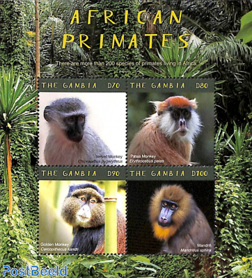 African primates 4v m/s