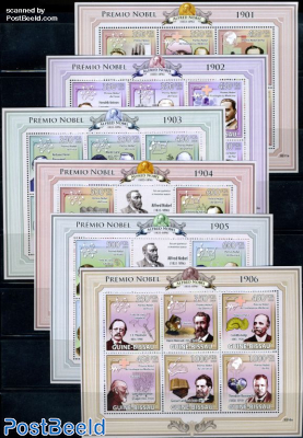 Nobel Prize winners 1901-1906 6 m/s